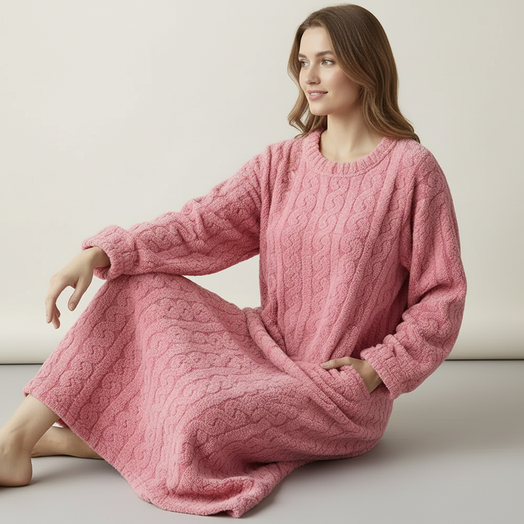Nordspur | Snuggleloom Long Sleeve Knee Length Nightgown
