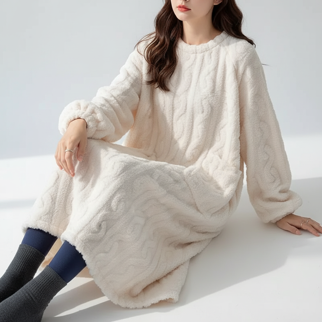 Nordspur | Snuggleloom Long Sleeve Knee Length Nightgown