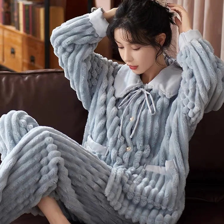 Nordspur | Snugglelyn Thickened Thermal Pajama Set