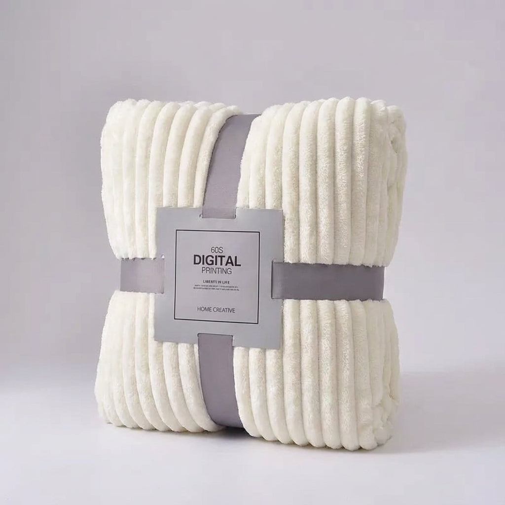 Nordspur | Snuglyn Plush Ribbed Throw Blanket