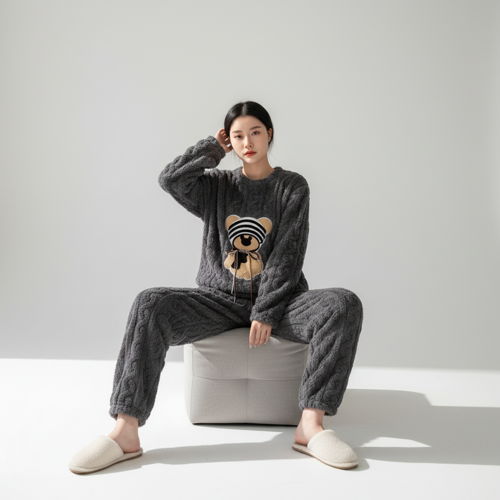 Nordspur | Snugraze Thick Cable Textured Sleep Set