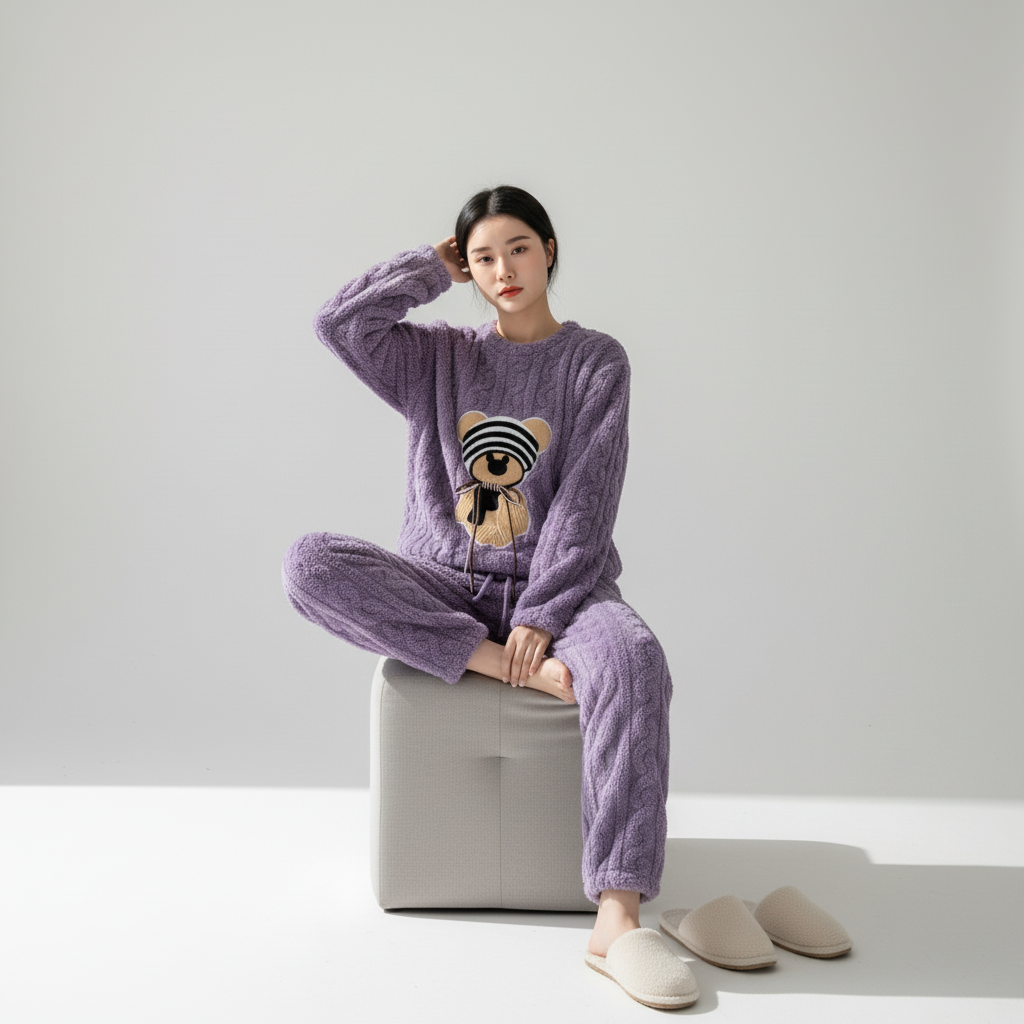 Nordspur | Snugraze Thick Cable Textured Sleep Set