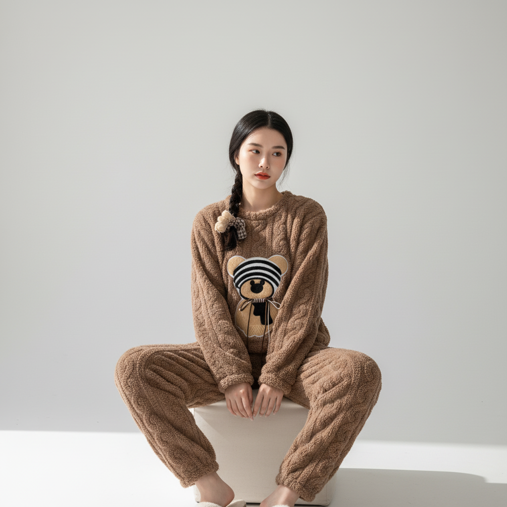 Nordspur | Snugraze Thick Cable Textured Sleep Set