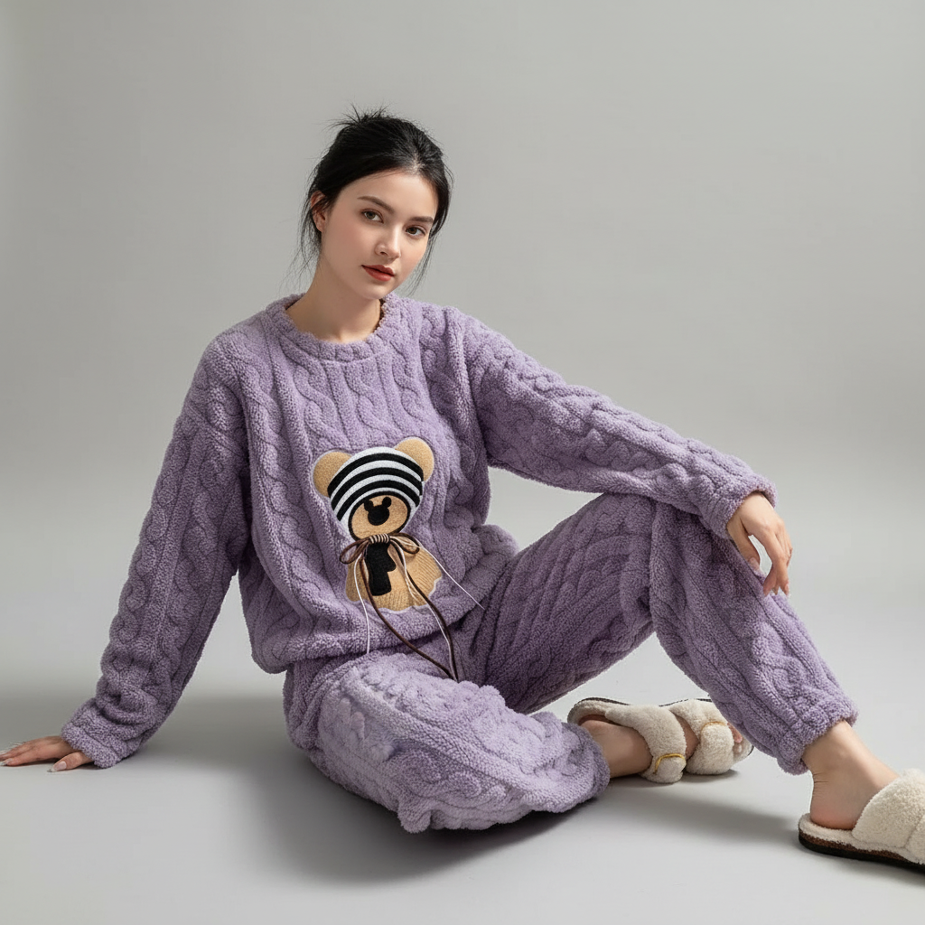Nordspur | Snugraze Thick Cable Textured Sleep Set