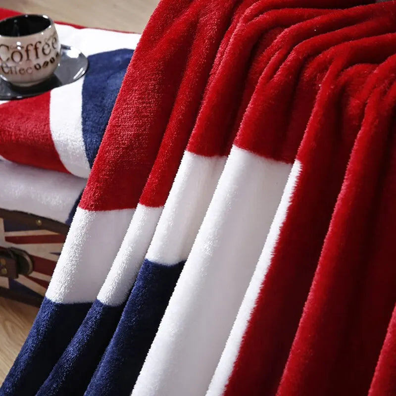 Nordspur | Snugrell Plush Striped Throw Blanket