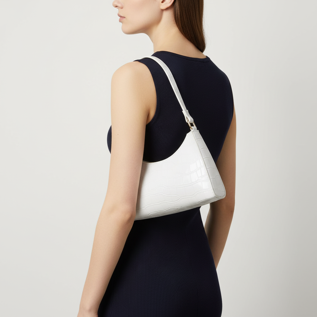 Nordspur | Soft PU Baguette Shoulder Bag