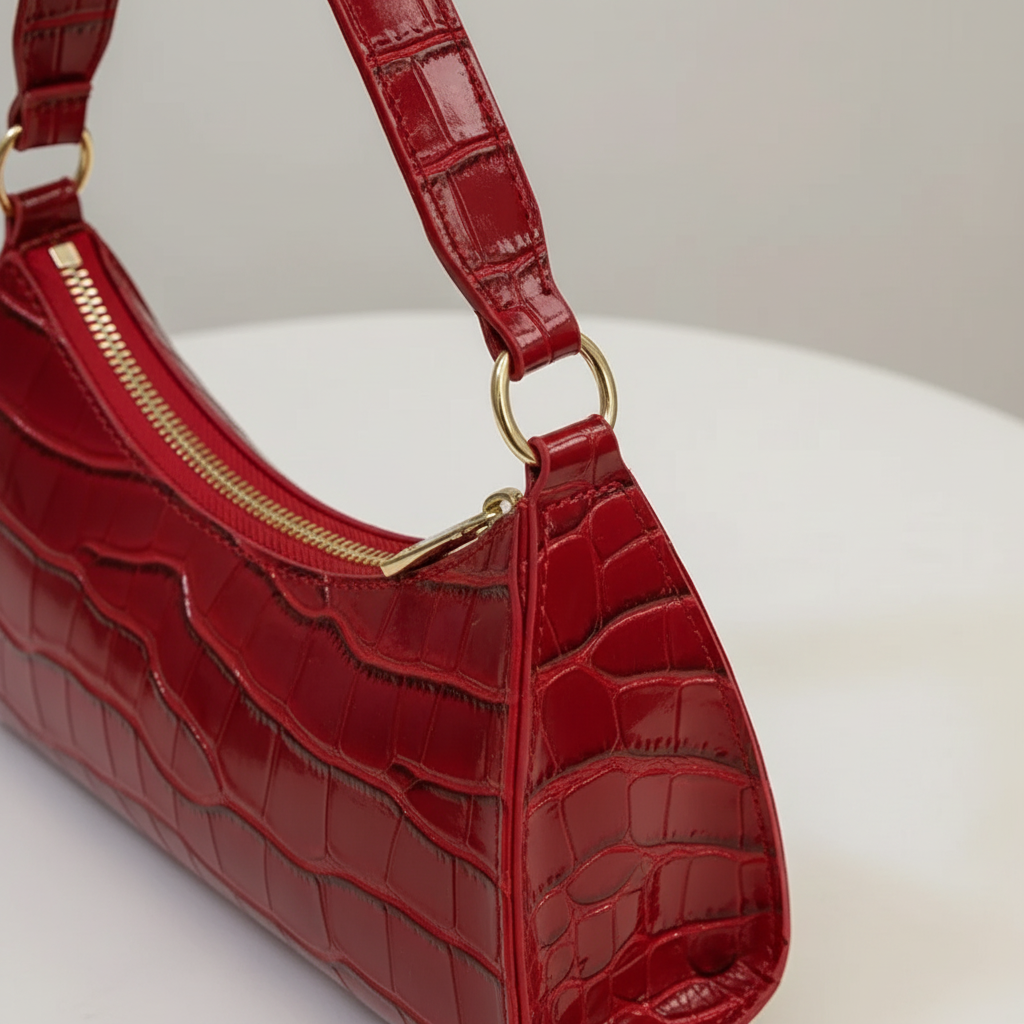 Nordspur | Soft PU Baguette Shoulder Bag