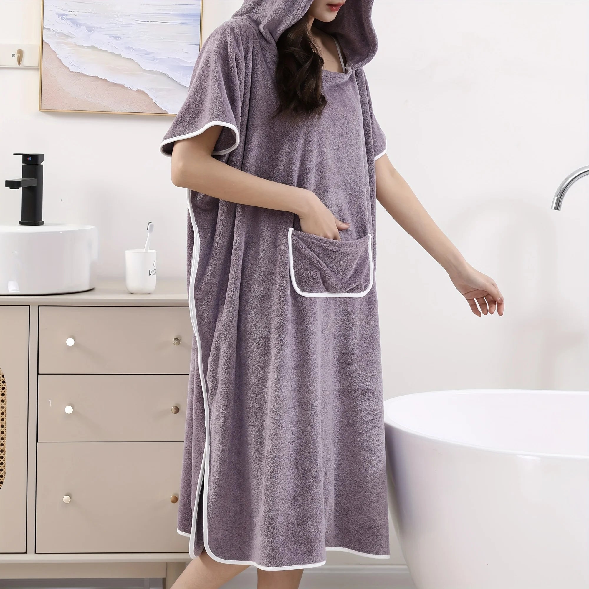 Nordspur | Softique Wearable Bath Towel Robe