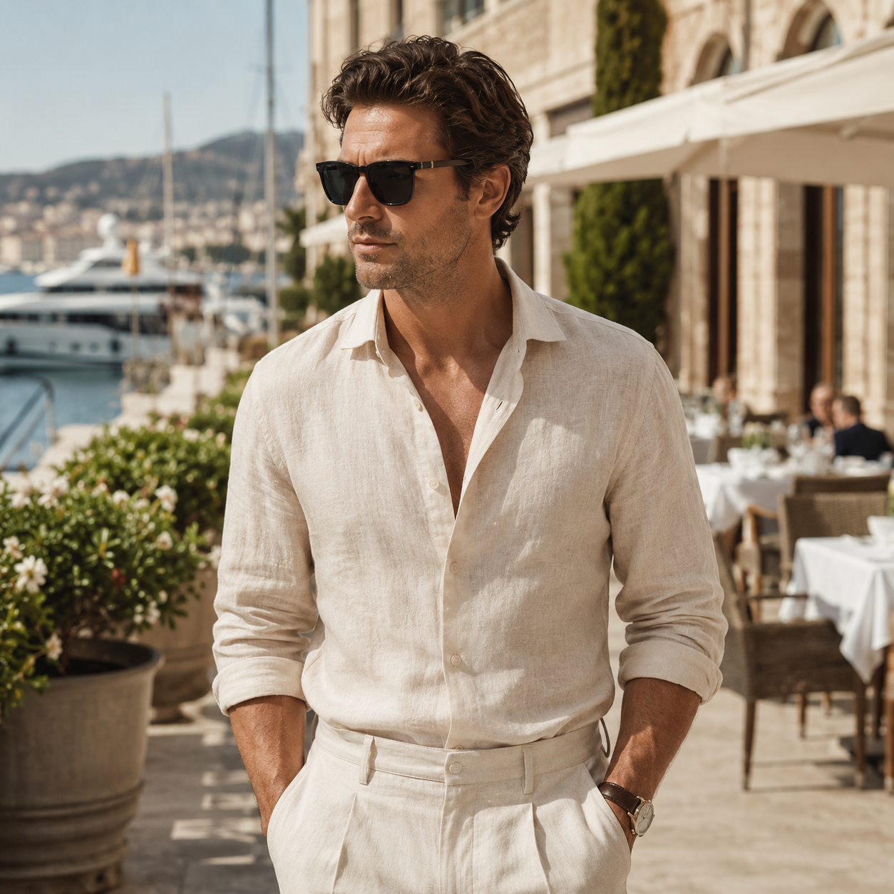 Nordspur | Solaquen Square Frame Polarised Driving Sunglasses