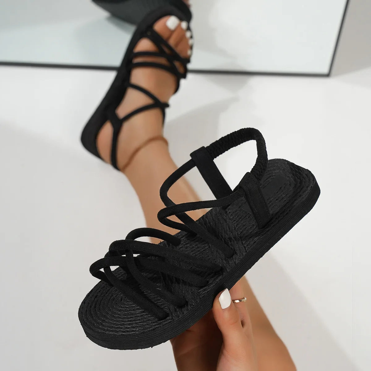Nordspur | Solara Flat Strappy Summer Sandals