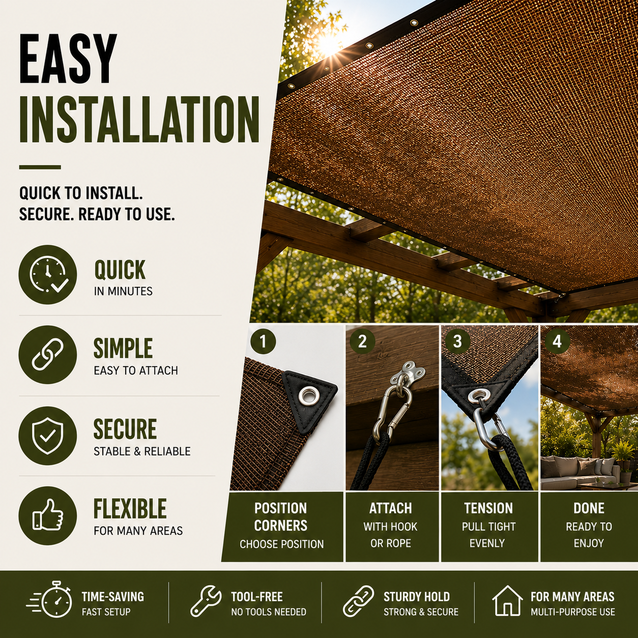 Nordspur | SolariMesh Outdoor Shade Canopy