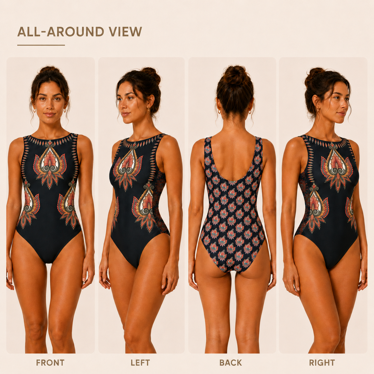 Nordspur | Solarys One Piece Printed Swimsuit