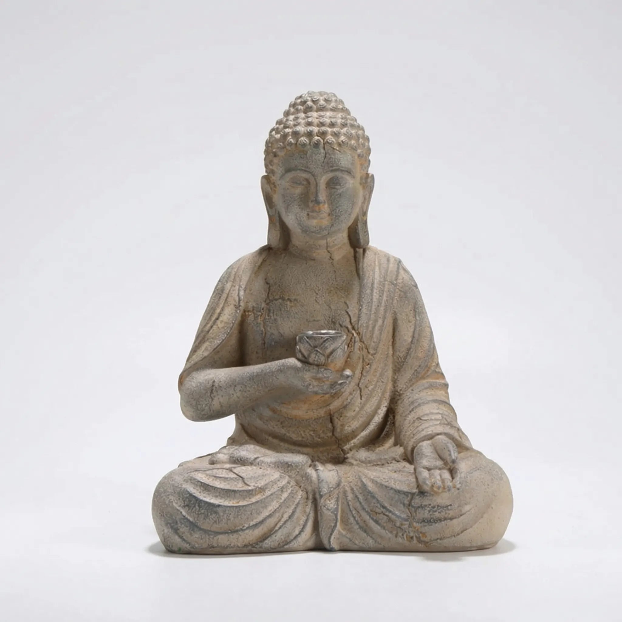 Nordspur | Solireth Solar-Powered Seated Buddha Garden Statue