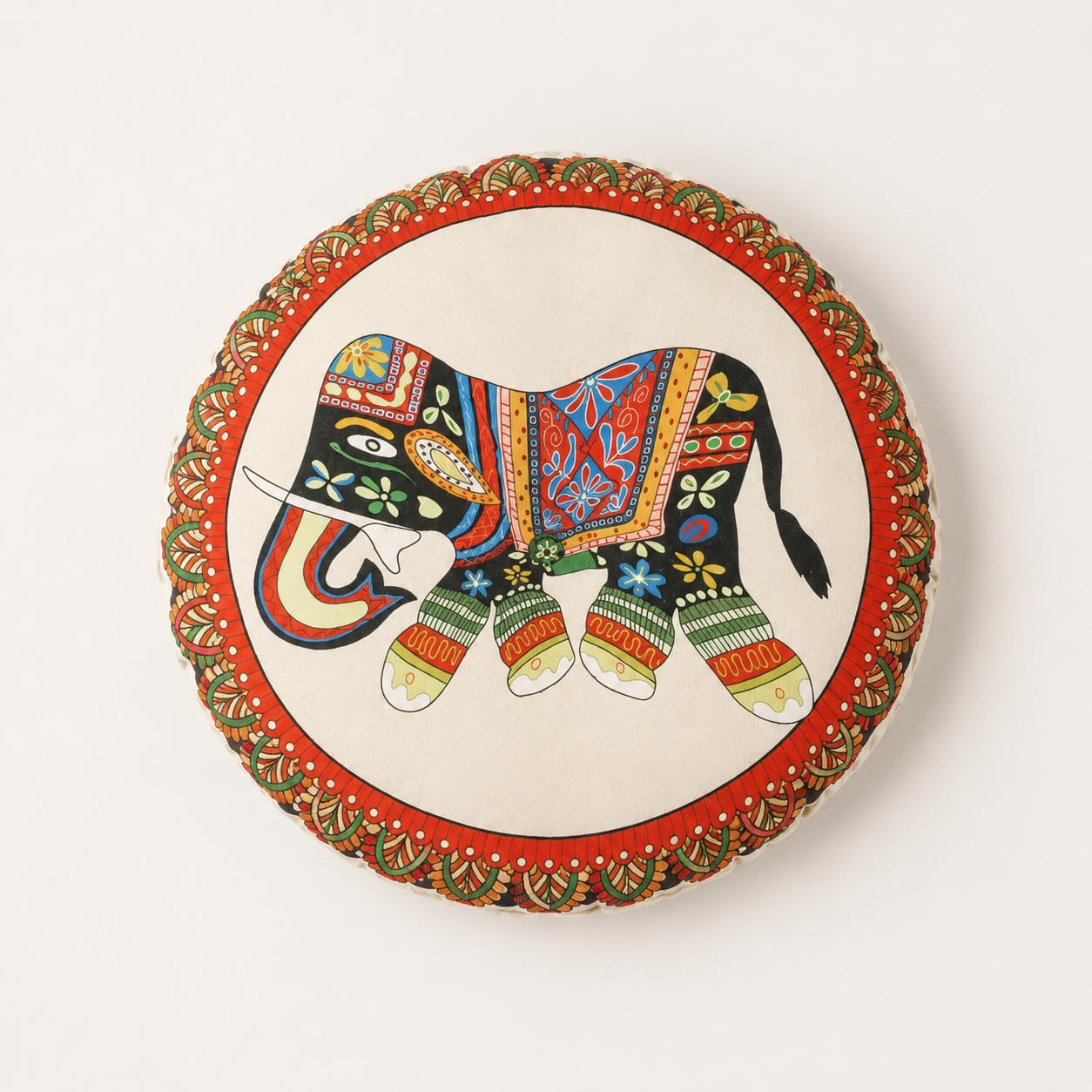 Nordspur | Solivra Round Bohemian Floor Cushion