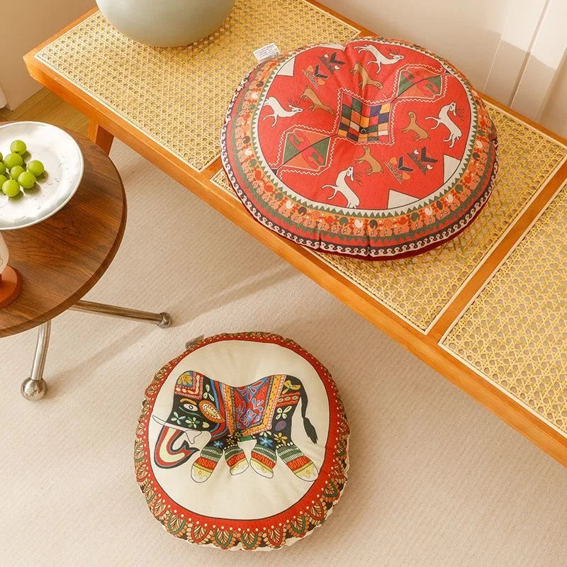 Nordspur | Solivra Round Bohemian Floor Cushion