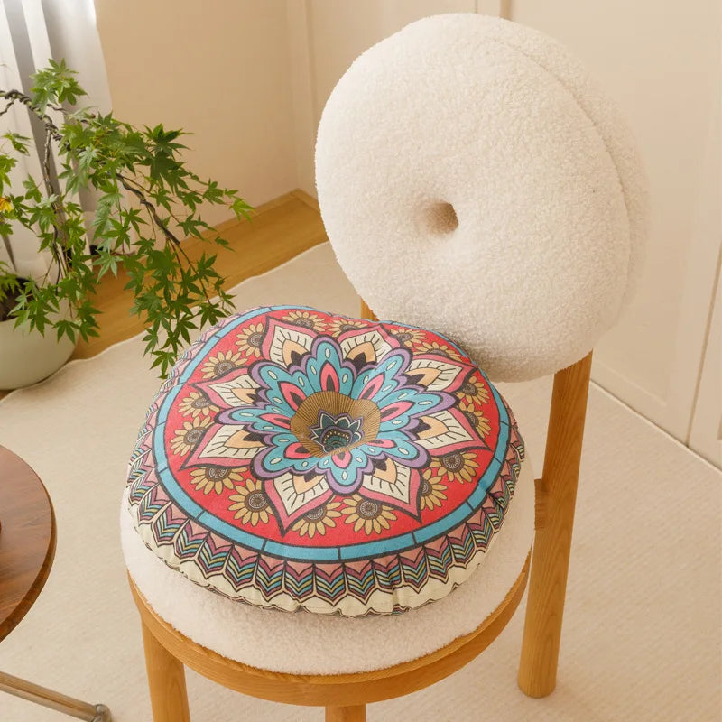Nordspur | Solivra Round Bohemian Floor Cushion