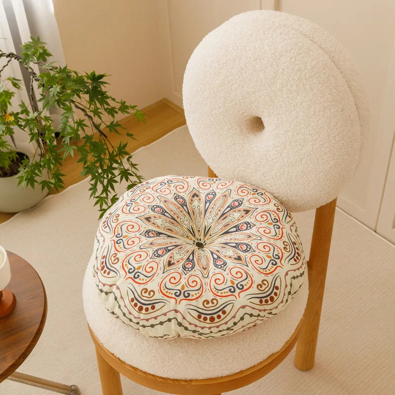 Nordspur | Solivra Round Bohemian Floor Cushion