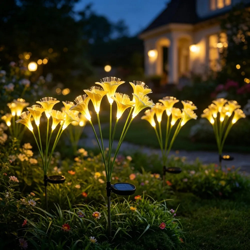 Nordspur | Solpetal Floral Shaped Solar Garden Stake Lights