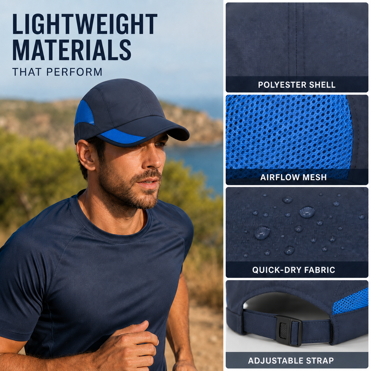 Nordspur | Solriva Adjustable Quick-Dry Sports Cap