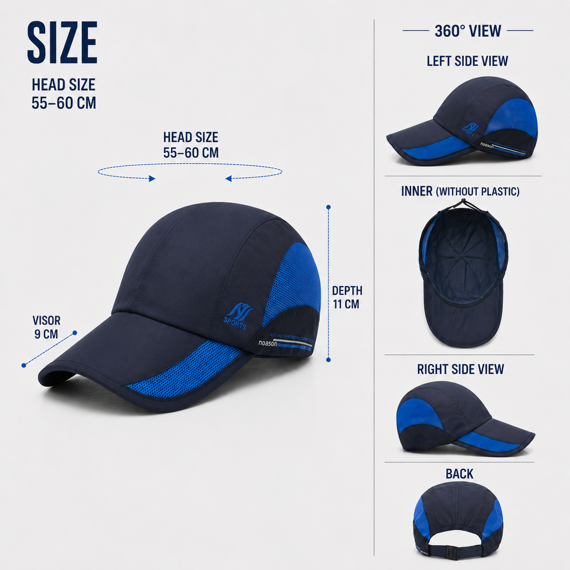 Nordspur | Solriva Adjustable Quick-Dry Sports Cap