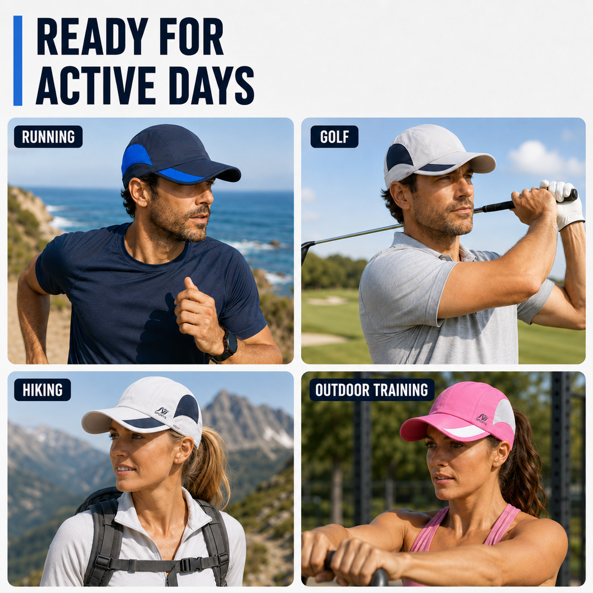 Nordspur | Solriva Adjustable Quick-Dry Sports Cap