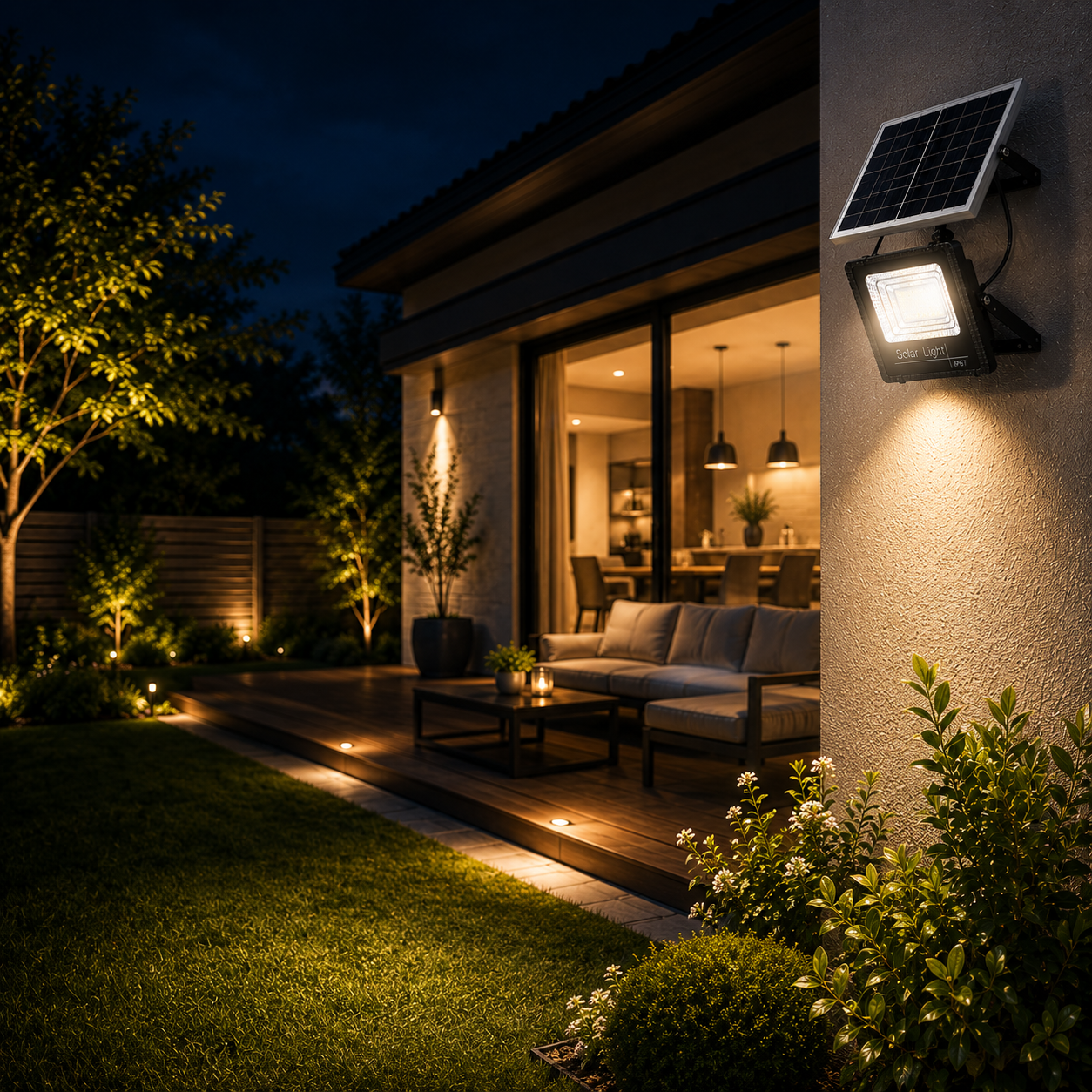 Nordspur | Soluxe Solar-Powered Outdoor Flood Light With Remote