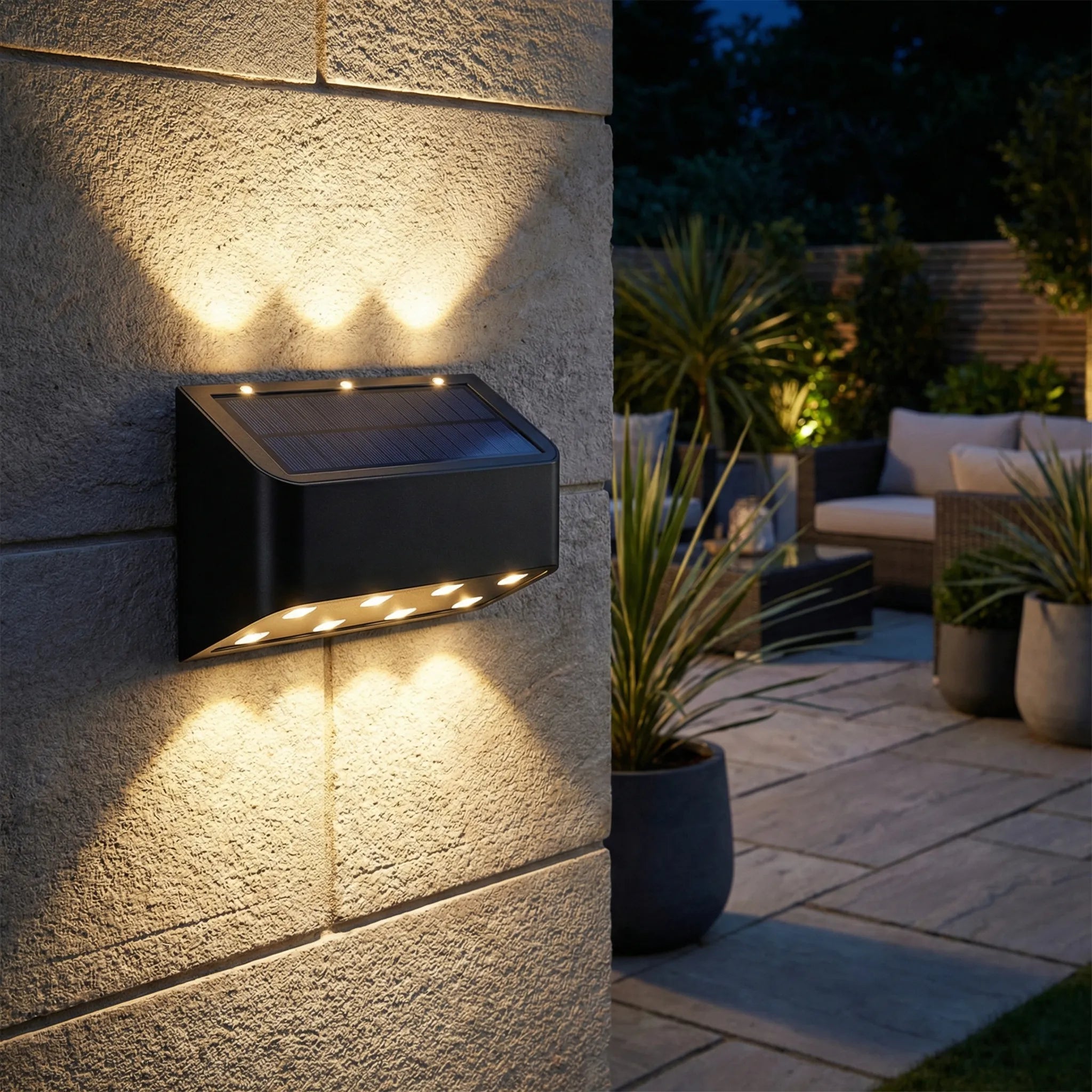 Nordspur | Solwave Solar-Powered Outdoor Up-Down Wall Light