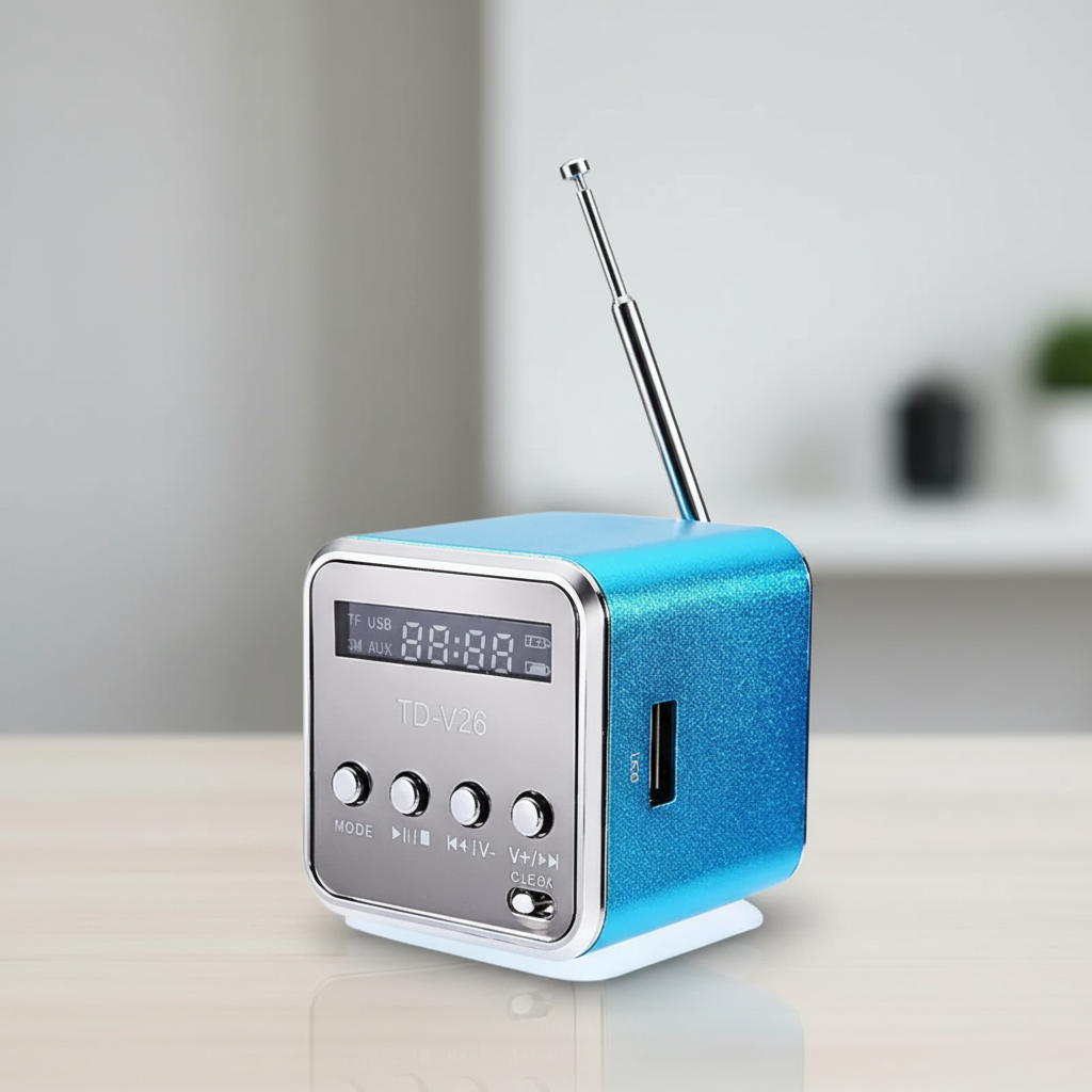 Nordspur | SoniqueCube Rechargeable Portable Mini Speaker