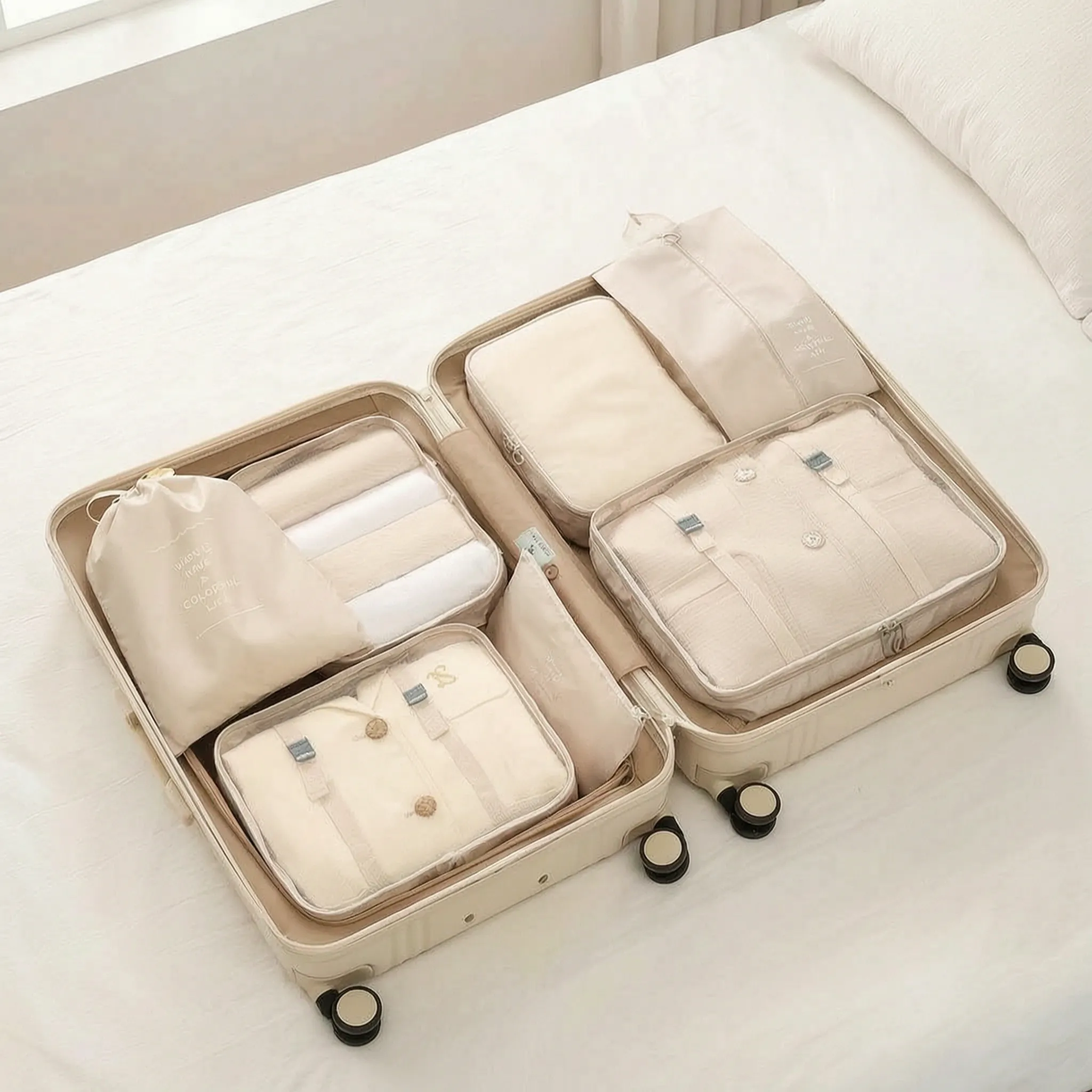Nordspur | Sortivo Seven-Piece Travel Organiser Set