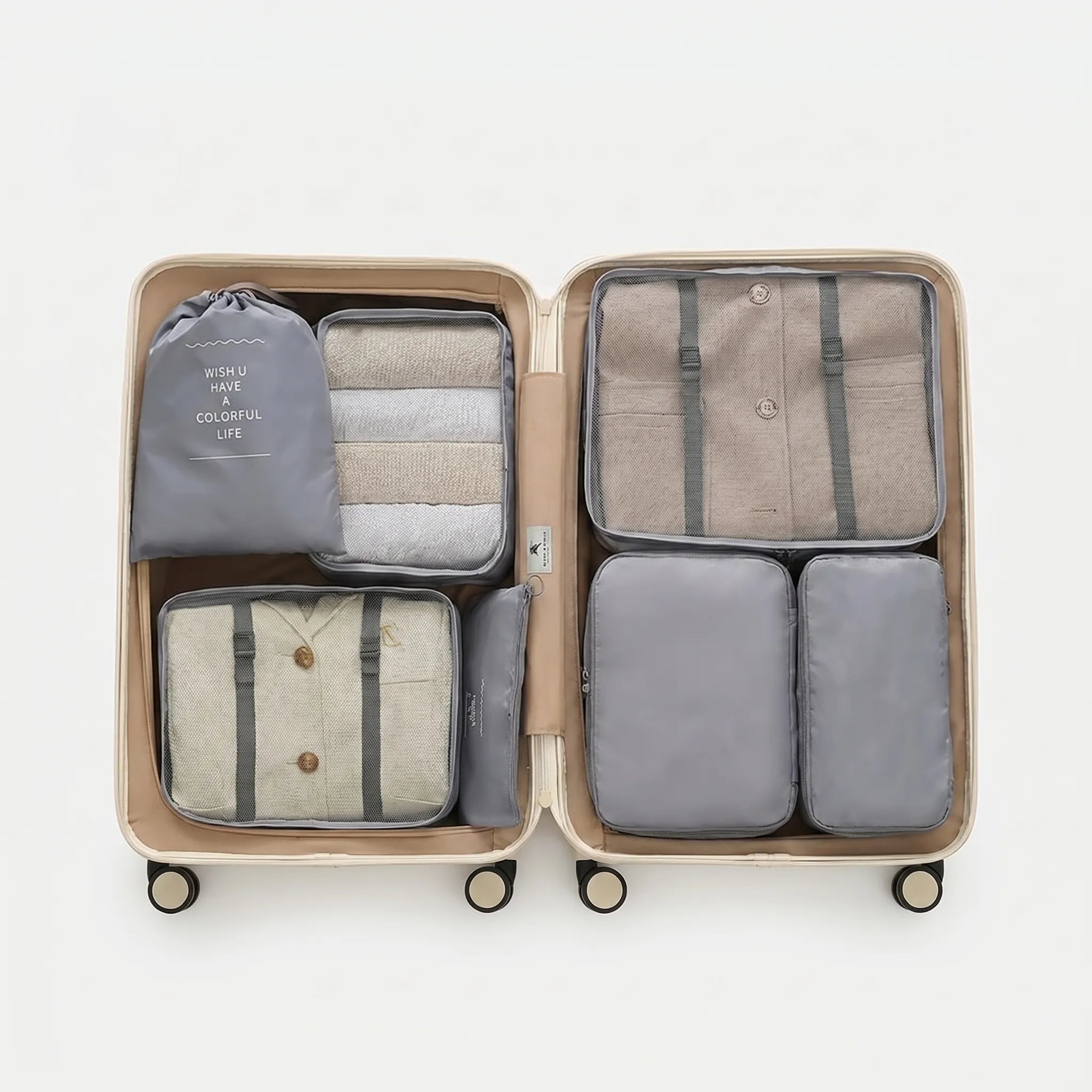 Nordspur | Sortivo Seven-Piece Travel Organiser Set