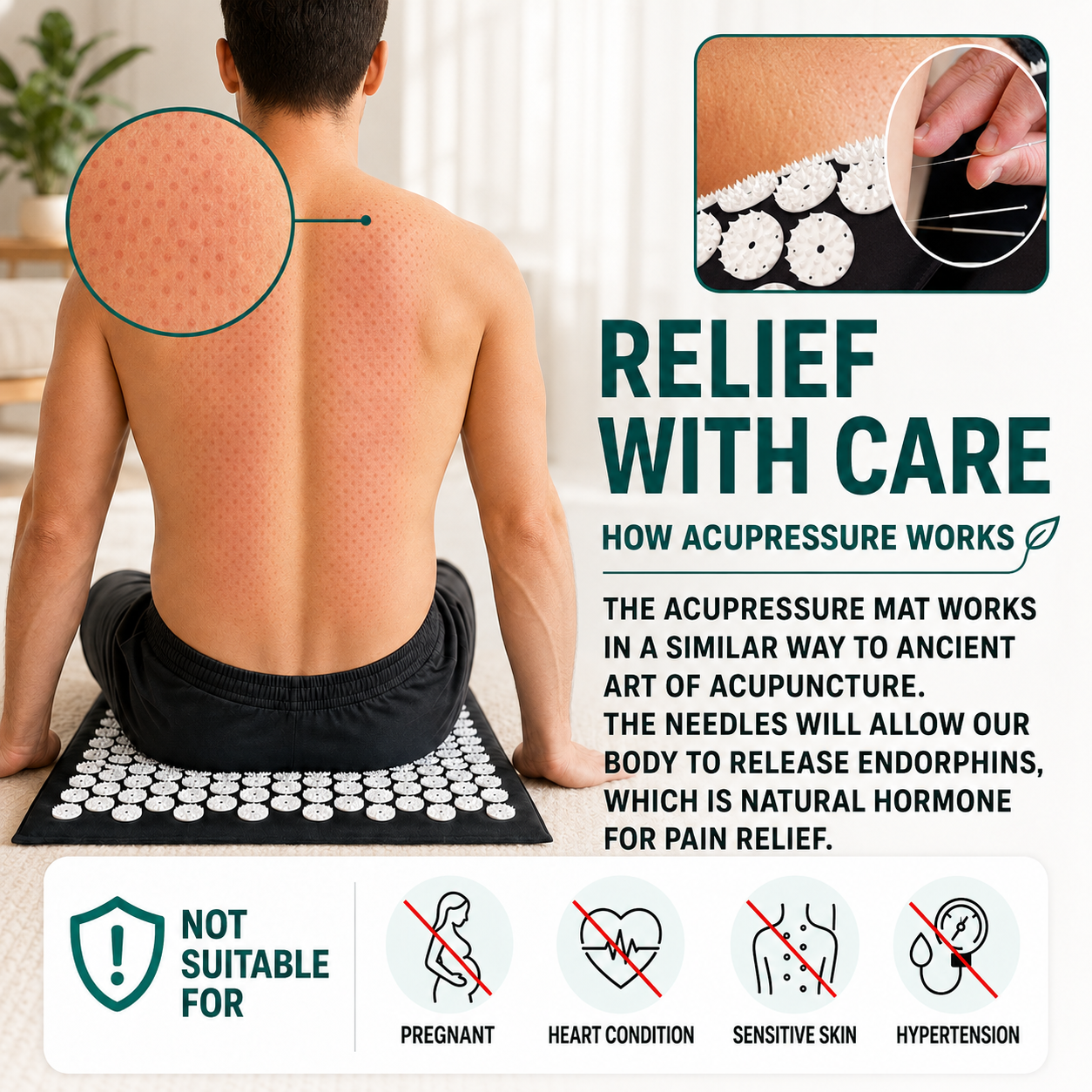 Nordspur | Spikelyn Acupressure Therapy Mat Set