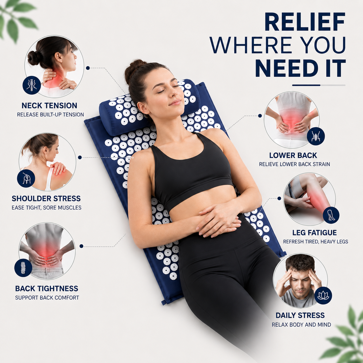 Nordspur | Spikelyn Acupressure Therapy Mat Set