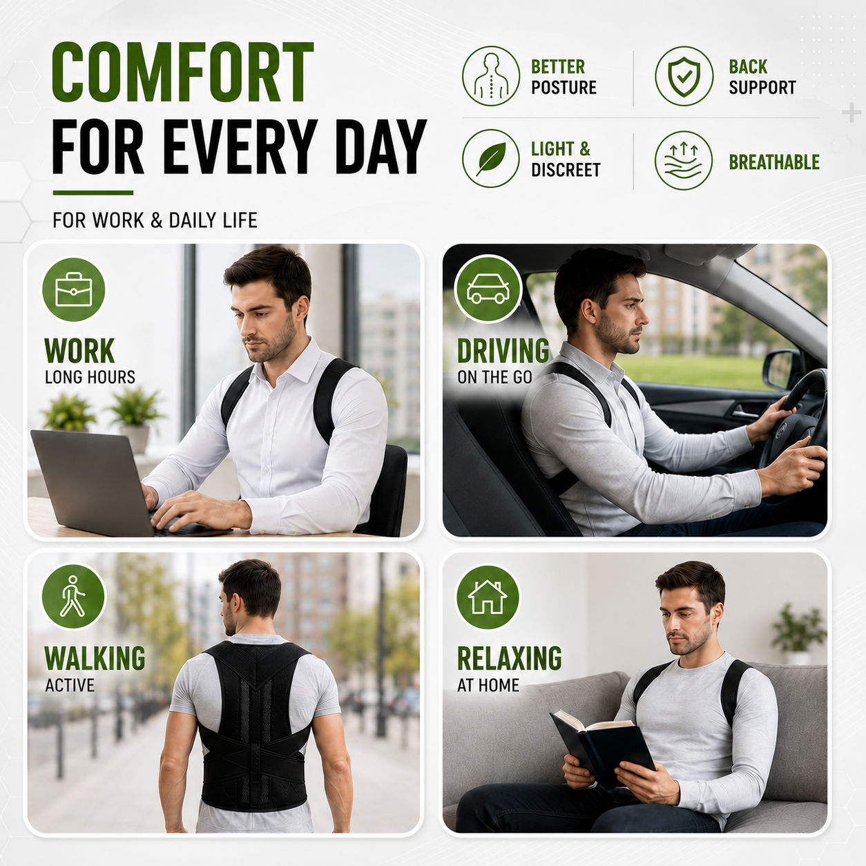 Nordspur | Spinalynx Adjustable One Piece Back Brace