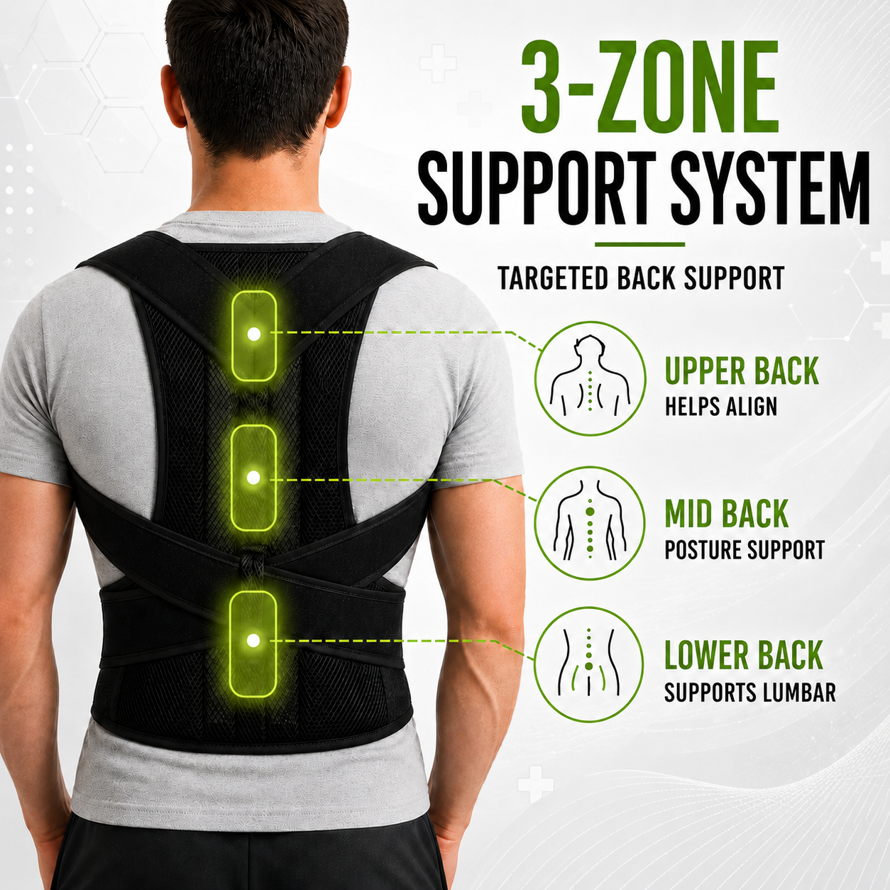 Nordspur | Spinalynx Adjustable One Piece Back Brace