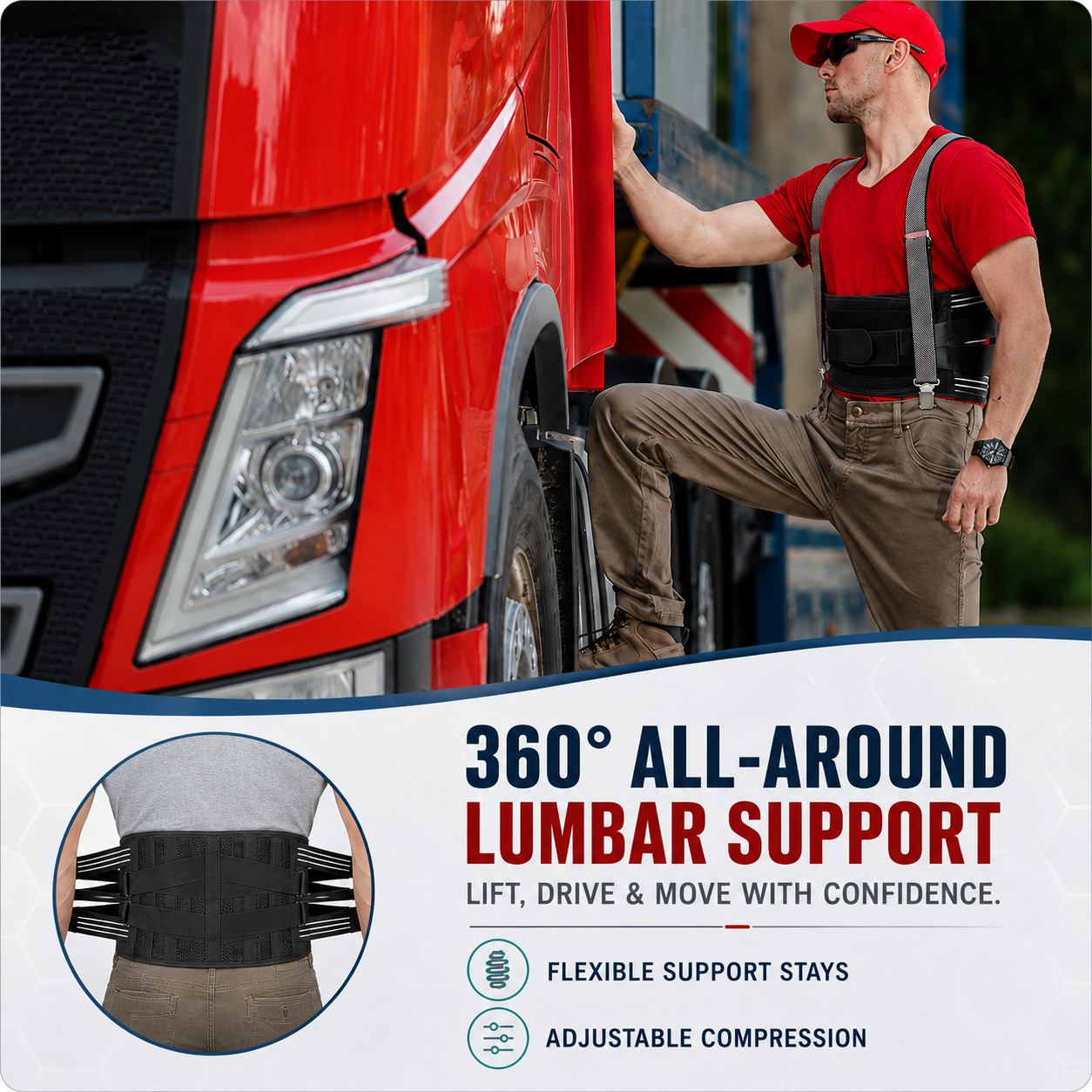 Nordspur | Spineforte Adjustable Lumbar Support Belt