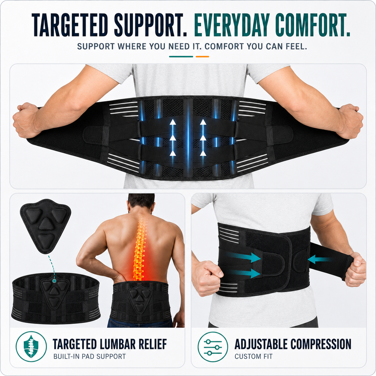 Nordspur | Spineforte Adjustable Lumbar Support Belt