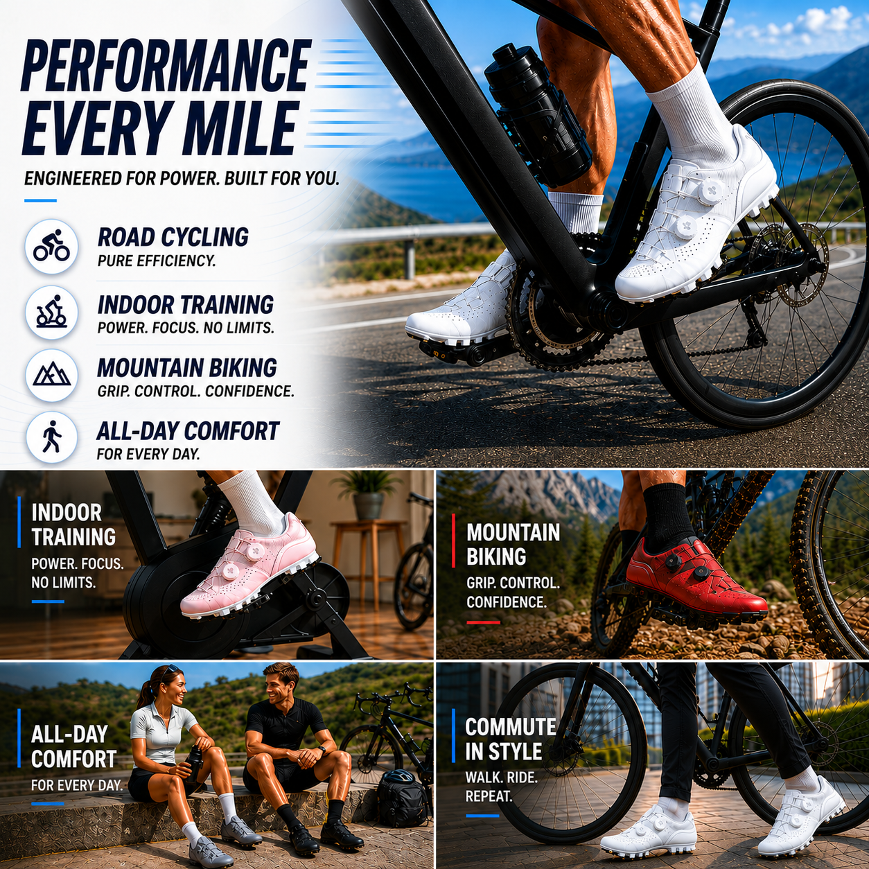 Nordspur | Sprintlock Self-Locking SPD Road Cycling Shoe