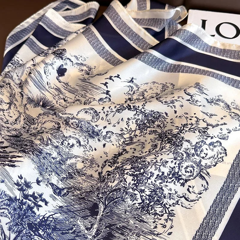 Nordspur | Square Simulated Silk Scarf