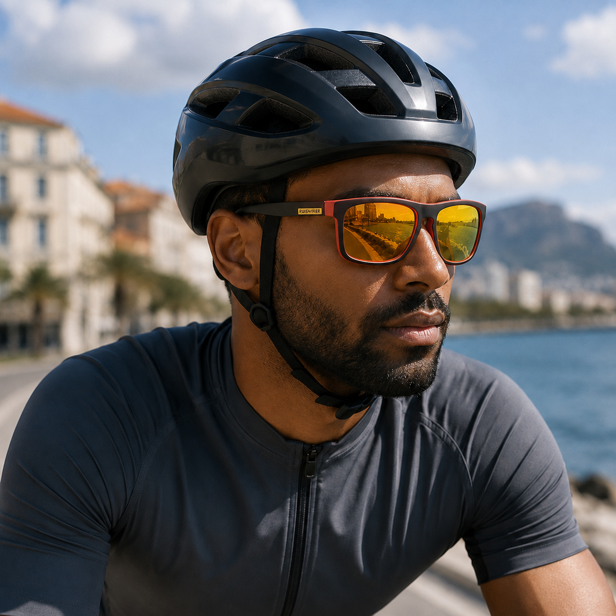 Nordspur | Squarex Square Frame Polarised Sports Sunglasses