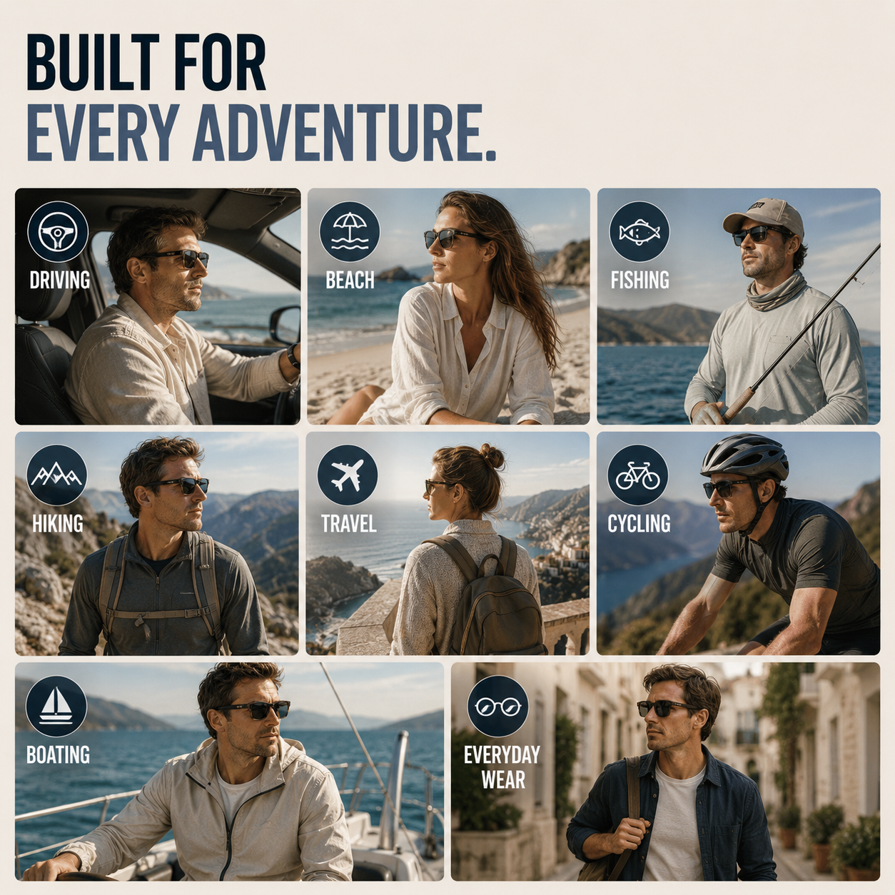 Nordspur | Squarex Square Frame Polarised Sunglasses