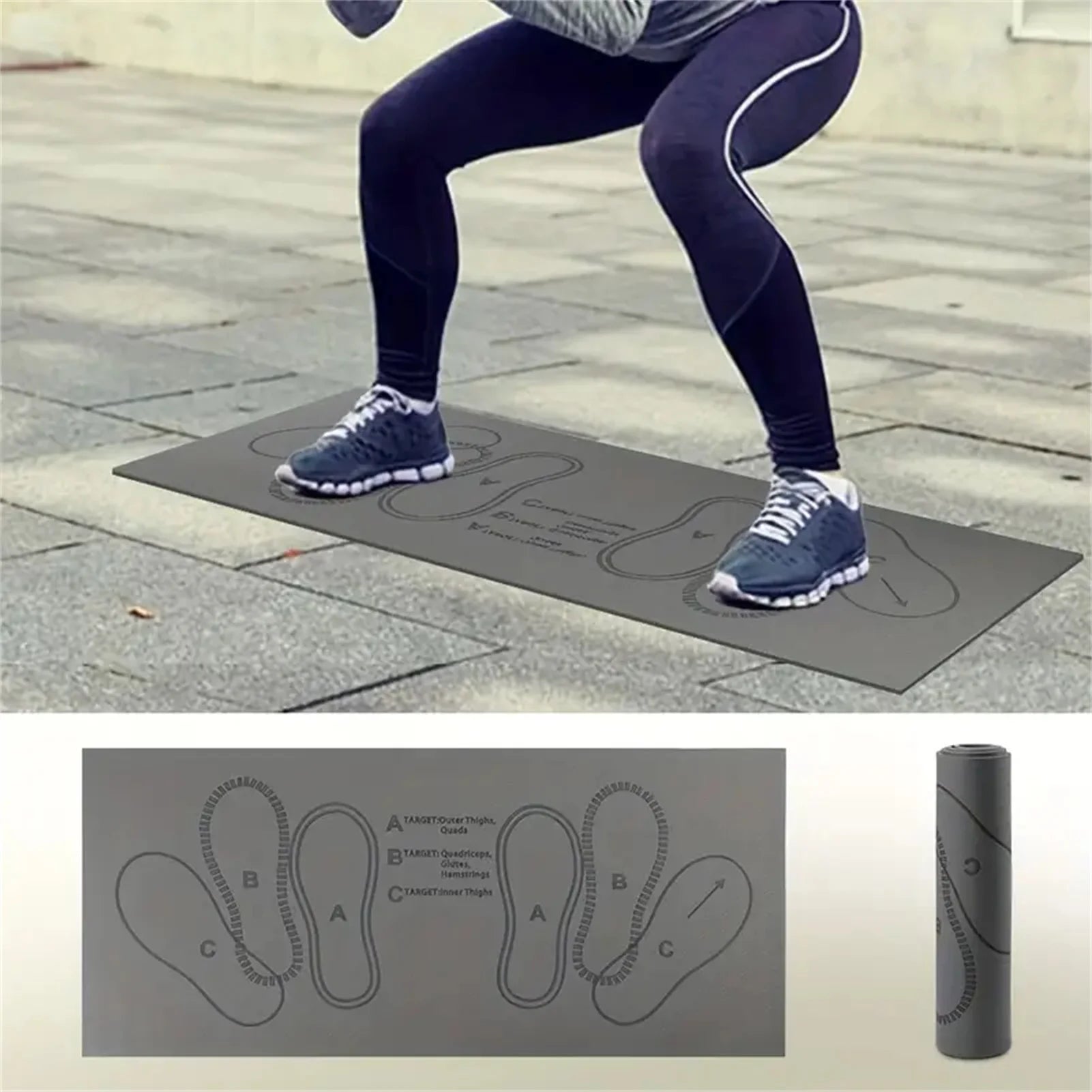 Nordspur | SquatraGuide Compact Exercise Position Mat