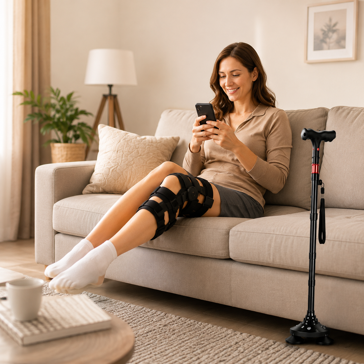 Nordspur | StabiliTrek Foldable Aluminum Quad Cane