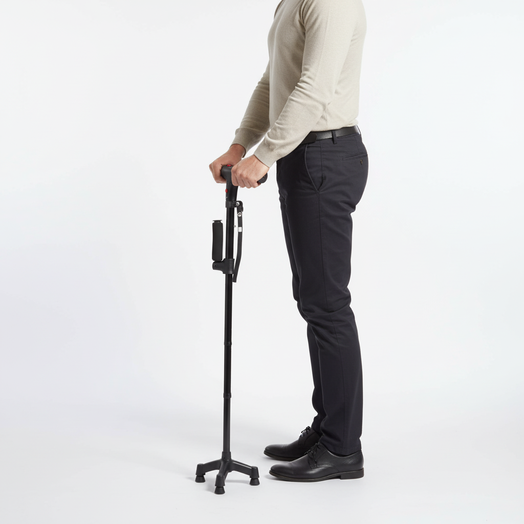 Nordspur | StabiliTrek Foldable Aluminum Quad Cane