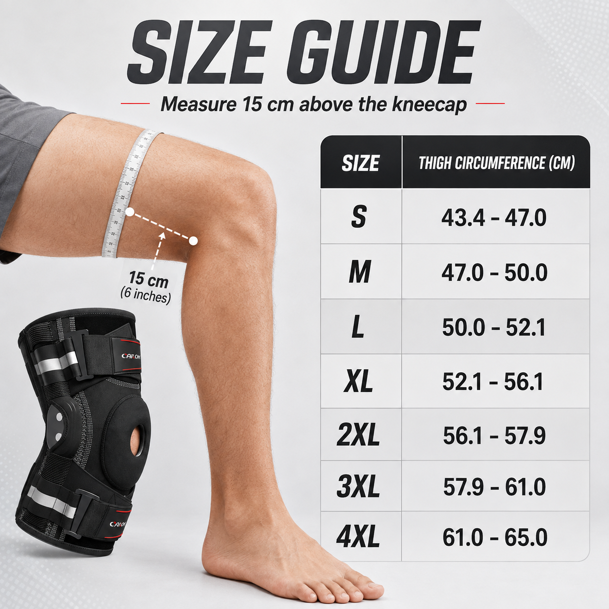 Nordspur | Stabriq Adjustable Hinged Knee Support