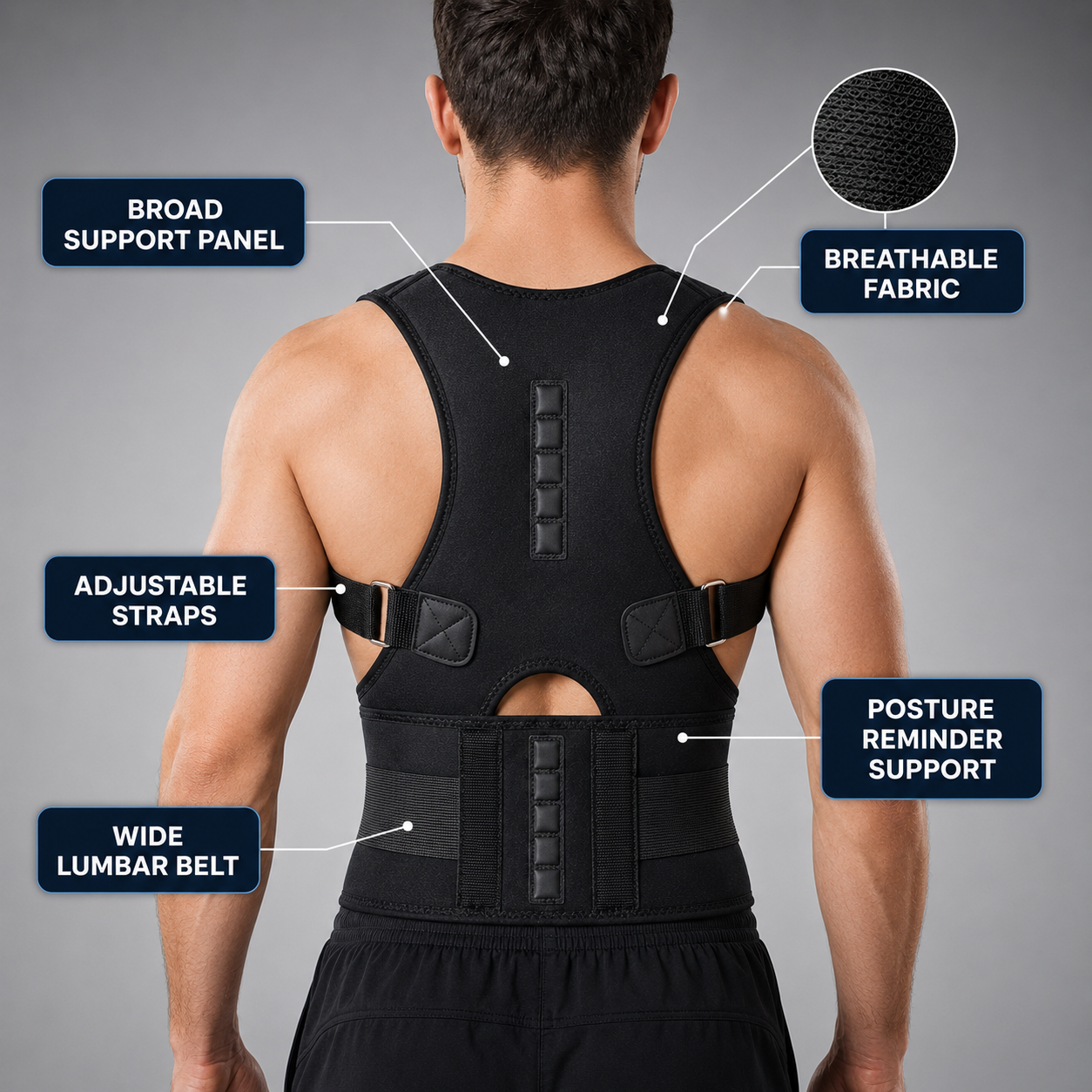 Nordspur | Staturia Adjustable Back Support Brace