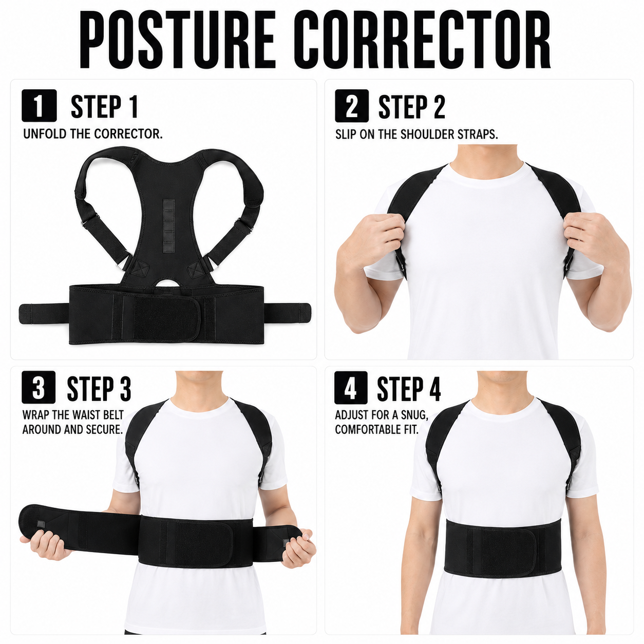 Nordspur | Staturia Adjustable Back Support Brace