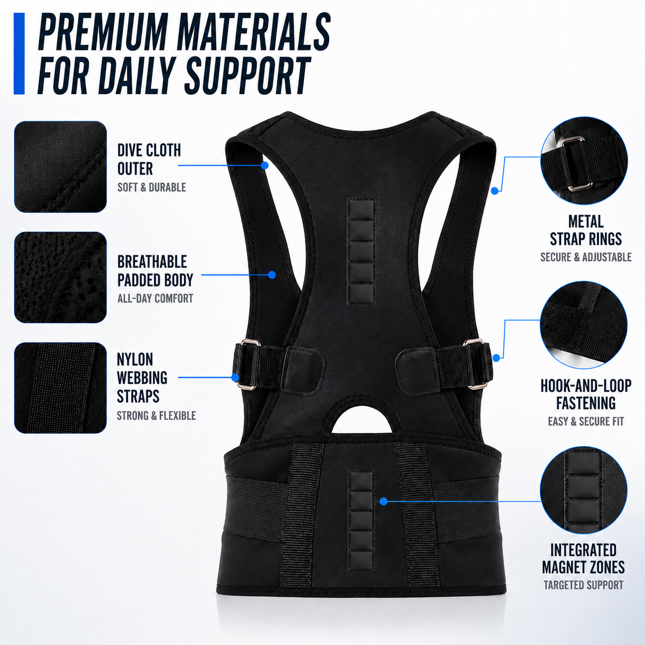 Nordspur | Staturia Adjustable Back Support Brace