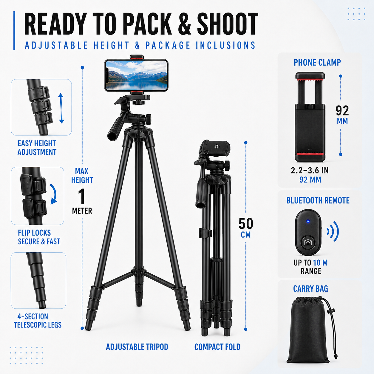 Nordspur | SteadiReach Lightweight Camera Tripod