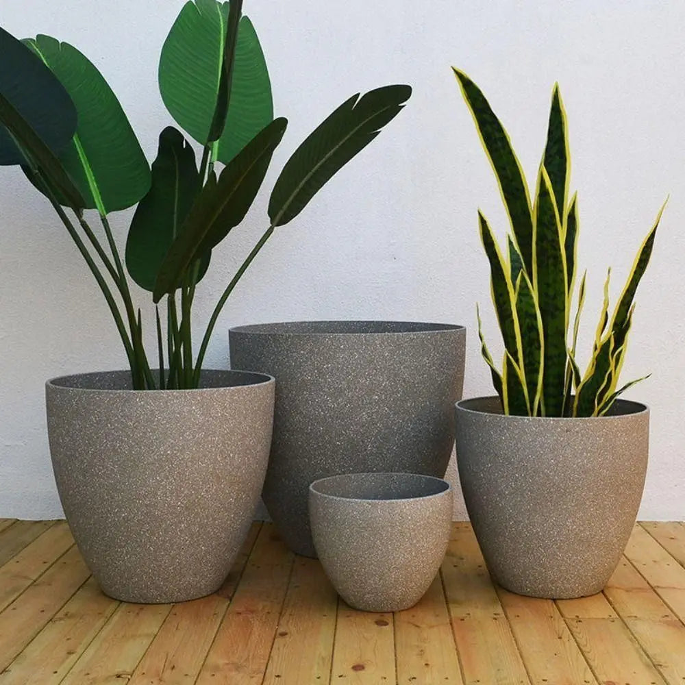 Nordspur | Stonveil Large Frosted Stone-Effect Bonsai Pot