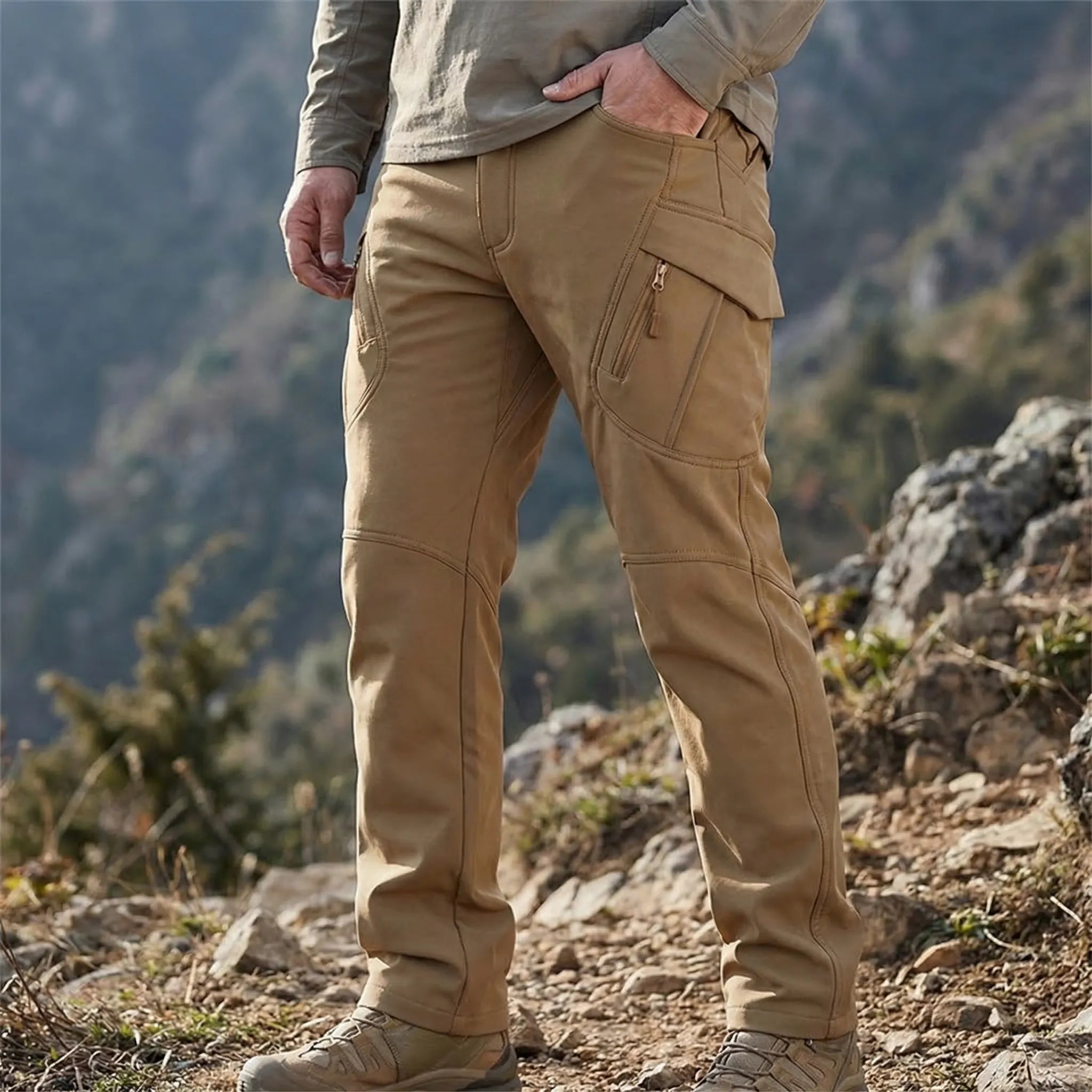 Nordspur | Stormtrek Fleece-Lined Softshell Cargo Trousers